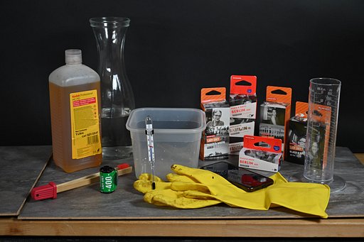 What equipment do I need to develop film at home?