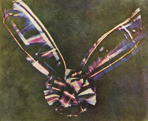 When was color photography invented?