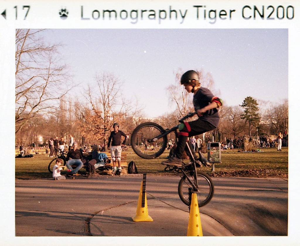What are the advantages of shooting 110 film?