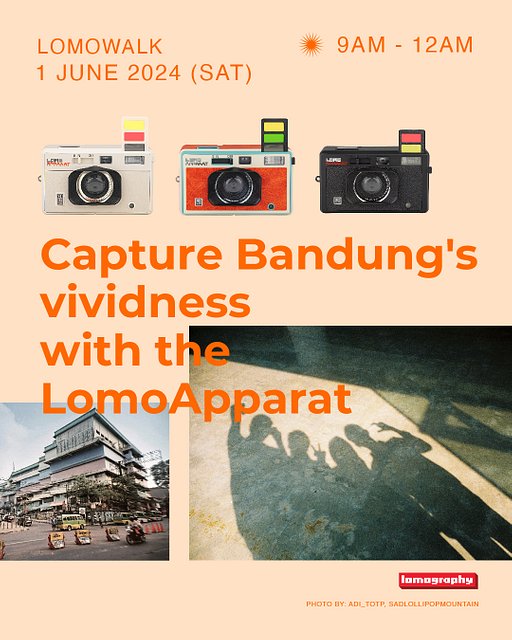 Capture Bandung’s vividness with the LomoApparat