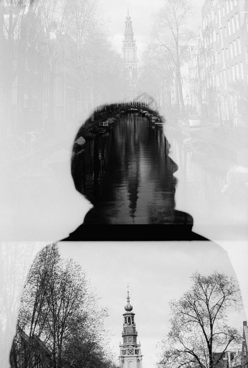 The Art of Silhouettes: Bart Visser's Double Exposure Experience with the Fantôme Kino B&W Film 