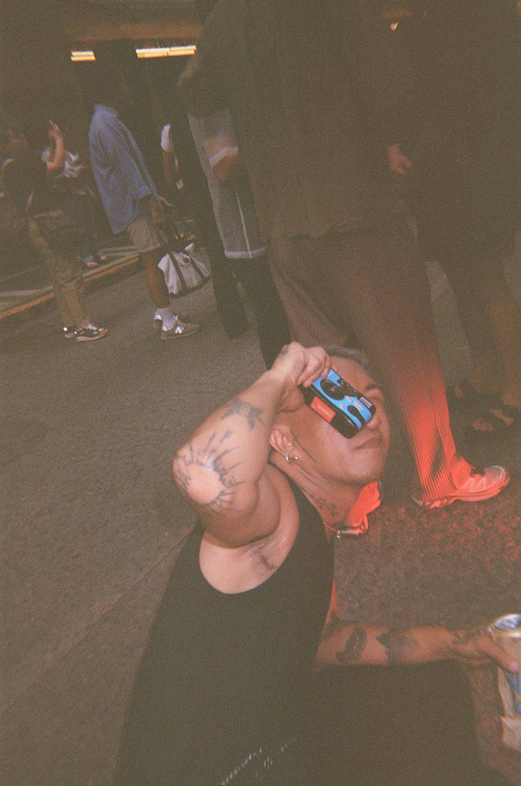 Hola Escolta Street Party Captured With The Simple Use Film Camera